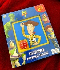 NEW Disney Pixar TOY STORY 3 Sliding Puzzle Book Storybook with 4 puzzles Sealed