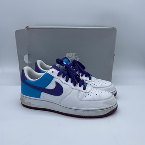 Nike Air Force 1 07 Low White Laser Blue Purple size 10.5 (Pre-Owned)  315122-151 | eBay