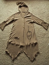 NEBBIA toller Lagenlook Traum Strickmantel+sehr lang+Zipfelkapuze+kaum getr.+