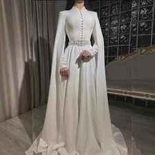Button Sash Beach Straight High Collar Bespoke Occasion Gown Long Dresses