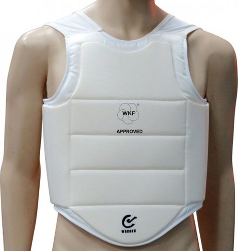 adidas karate chest protector wkf