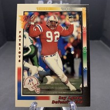 1992 Wild Card 5 Stripe Ray Agnew #260 New England Patriots