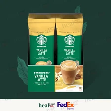 Starbucks Vanilla Latte Premium Instant Coffee 10 pcs - FREE SHIPPING