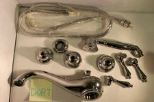 Phylrich D2100J1TO-26 Revere & Savannah 3 Handle Roman Tub Polished Chrome