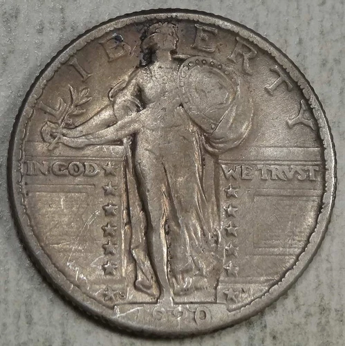 1920-S Standing Liberty Quarter — photo from the most recent tracked eBay sale