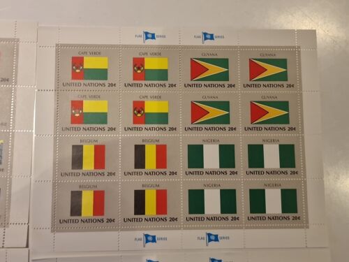 UN New York 1982 - Flags-Series of 4 KLB MNH Ideal Christmas Gift - Picture 4 of 5