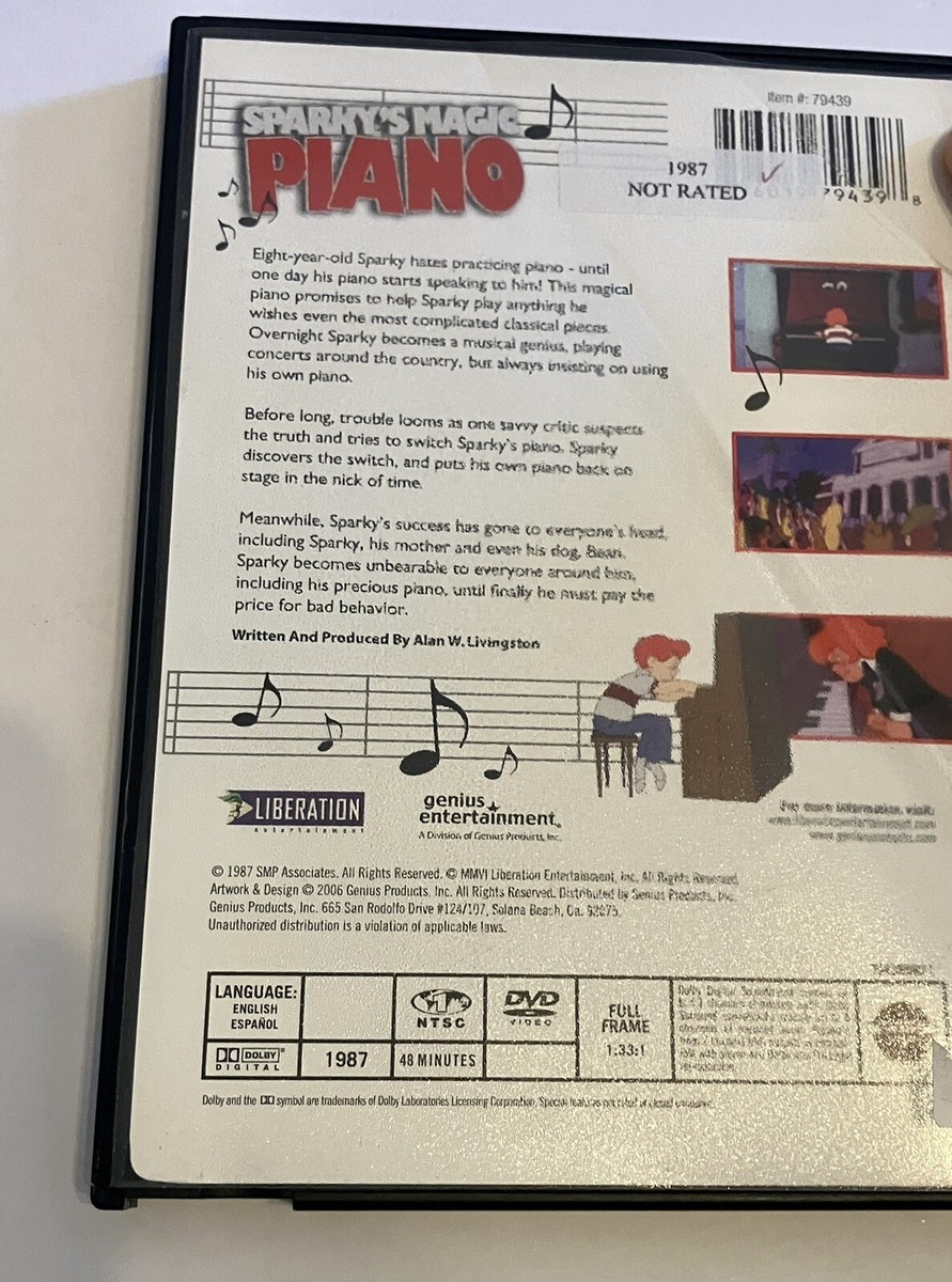 Sparkys Magic Piano (DVD, 2006) 796019794398| eBay