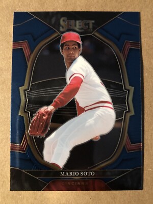 2023 Panini Select Mario Soto Blue Prizm Parallel Concourse #96