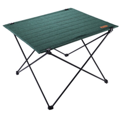 VILLEY Folding Camping Table Portable Beach Table With Aluminum Panel Small Size