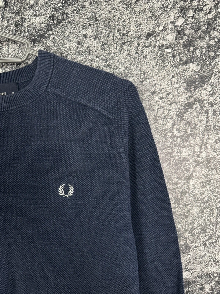 Sudadera para hombre Fred Perry ropa de calle suéter informal talla M mediana Foto 4 de 4
