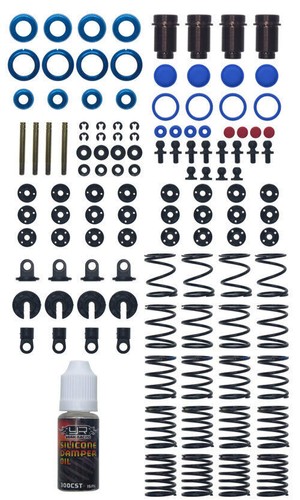 YEAH RACING ALUM. ÖLDRUCK STOßDÄMPFER 55mm FÜR TAMIYA TT-01 TT-02 # DSG-0055BU - Bild 4 von 4