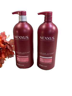 Nexxus Color Assure Shampoo & Conditioner Color Treated Hair 32 Oz each