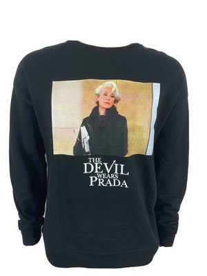 zara devil wears prada sweatshirt