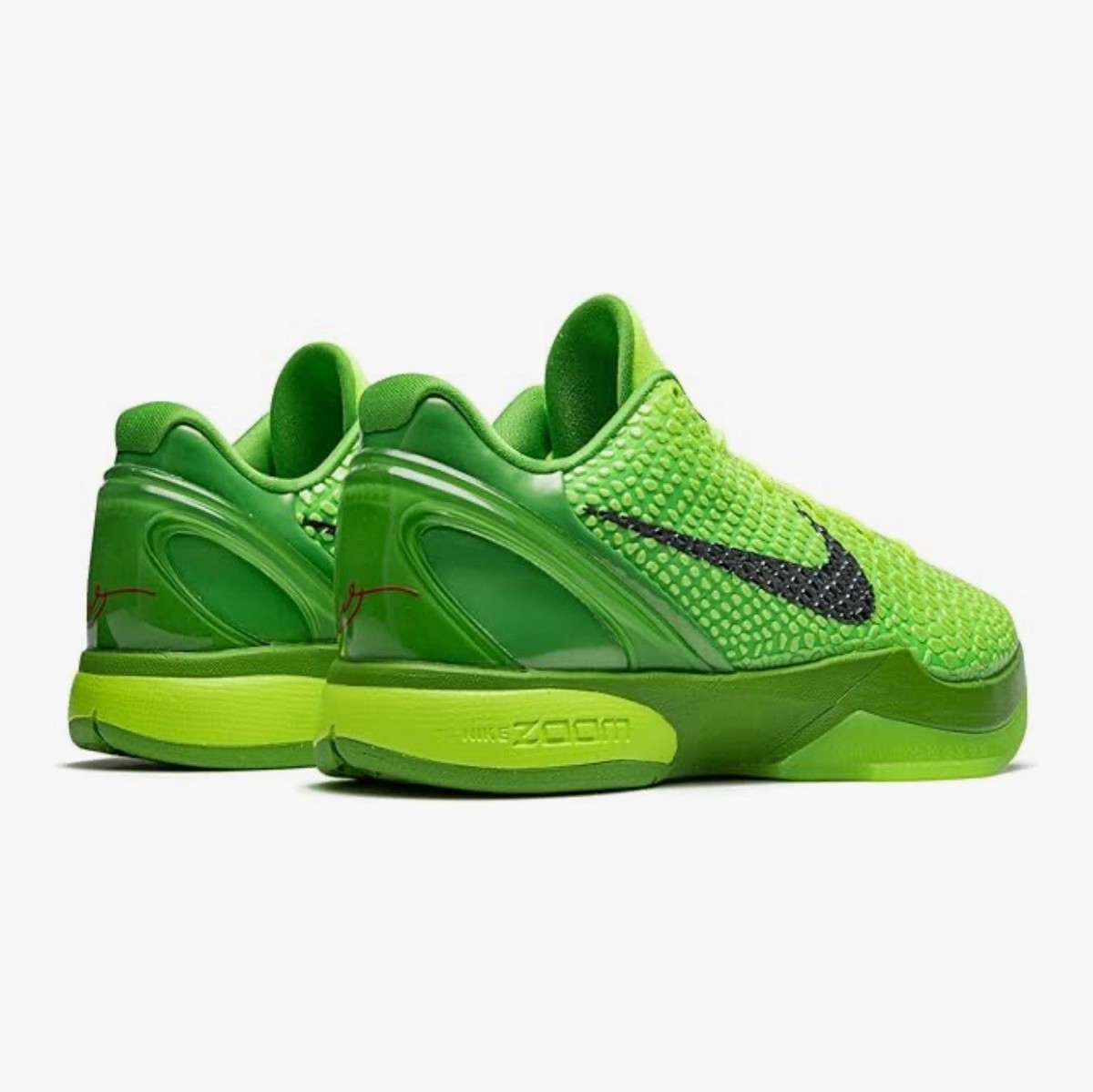 Nike Kobe Bryant 6 Protro Grinch 2020 Men's Sneakers Size 9.5