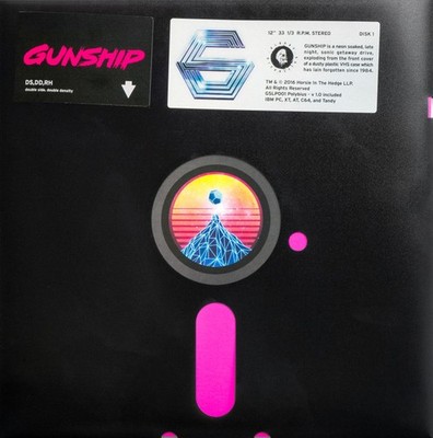 GUNSHIP - GUNSHIP Picture Disc LP Ltd Ed 2016 Horsie In The Hedge LLP VG+/NM