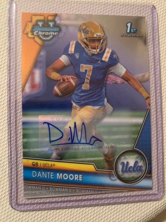 2023 Bowman Chrome U Dante Moore Autograph #133