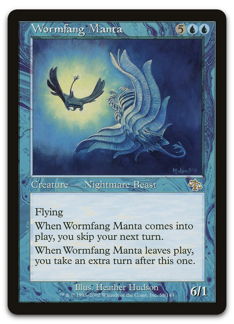 Wormfang Manta #58 (NM) Judgment JUD Magic MTG