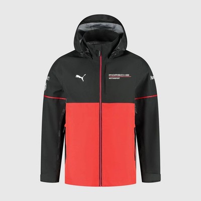 Porsche Motorsport Team Rain Jacket Black/Red