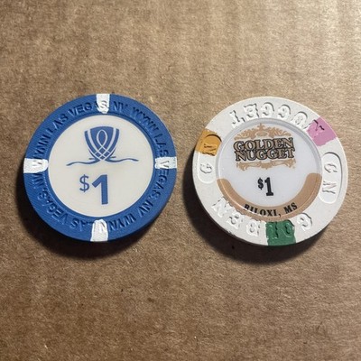 Wynn Las Vegas or Golden Nugget $1 casino chips $2.99 each. Please choose.