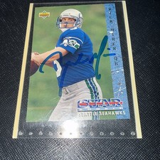 1993 Upper Deck - Star Rookie Autographed Rick Mirer #3 (RC)
