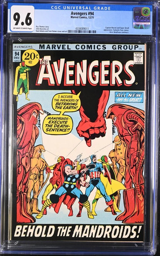 Avengers (1963 1st Series Marvel) # 94 CGC: CGC 9.6 (4338089011) | eBay
