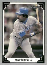 1991 Leaf Major League MLB Baseball Eddie Murray Los Angeles Dodgers #126