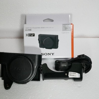 SONY Camera Jacket Leather Case for RX100 Series Black LCJ-RXK From Japan