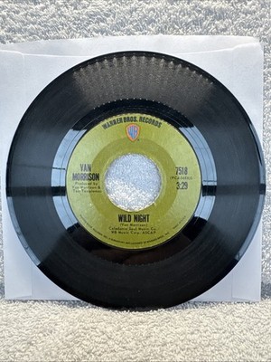 Van Morrison ''Wild Night / When That Evening Sun Goes Down'' VG+