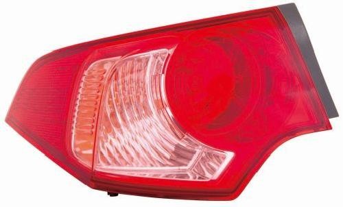 ABAKUS Left Rear Tail Light 217-19A4L-UE For Honda Red WY21W W21/5W