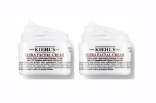 KIEHL'S Ultra Facial Cream 24 Hour Daily Hydrating 1.7 oz /50 ml NEW 2 PACK