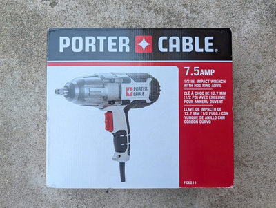 #ad Porter Cable PCE211 7.5Amp 1 2Inch Corded Forward Reverse Impact Wrench NEW $90.00