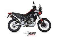 Auspuff Zugelassen Mivv Dakar Inox Schwarz Aprilia Tuareg 660 2022 - 2025