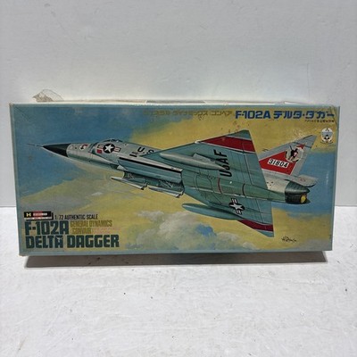 Very Rare! Hasegawa 1/72 scale model kit of the Convair F-102A Delta Dagger