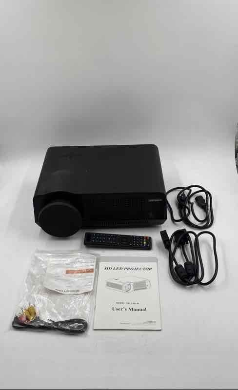 DBPower LED-86 Black HD Home Theater Desktop Projector With Remote And Cables