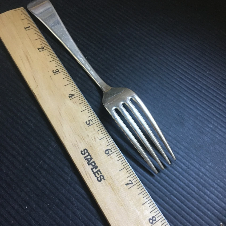 Garfos de prata níquel vintage da década de 1970 premium nacional 10 peças 7 L x 1 W - Imagem 2 de 4