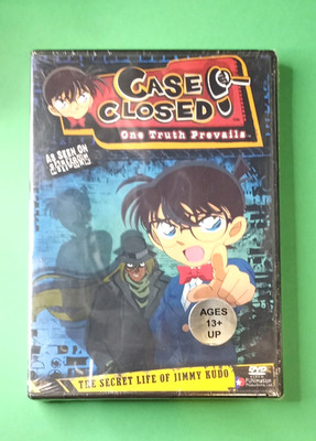OOP ! CASE CLOSED Secret Life Of Jimmy Kudo Animated DVD Movie NEW SEALED ! OOP