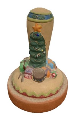 Terra Cotta Christmas Tree Cookie Stamp 4  X 3  Holiday Baking Kitchen