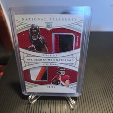 2021 Panini National Treasures - Rookie NFL Gear Combo Materials Holo Silver...