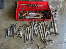 Big Tool Lot Sockets Wrenches Assorted Sizebrands With Metal Tool Box Big Tool Lot Sockets Wrenches Assorted Sizebrands With Metal Tool Box