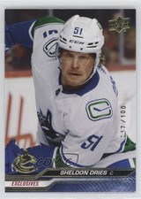 2023-24 Upper Deck Series 1 Exclusives 17/100 Sheldon Dries #178 1oi7
