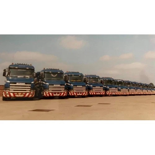 TEKNO 86534 SCANIA R TORPEDO 144 TRACTEUR 4X2 + SEMI-REMORQUE BENNE DEMETS MINT - Photo 4/4