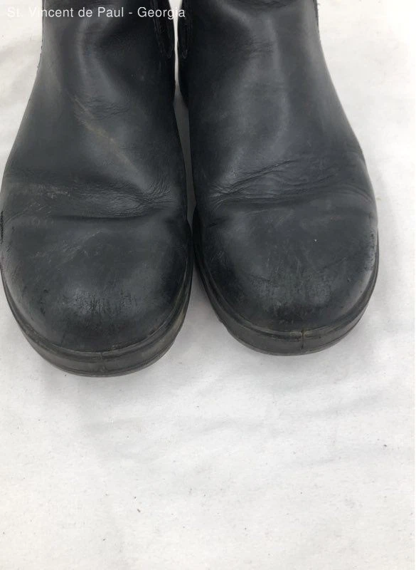 Botas Chelsea Blundstone #500 de cuero negras lisas sin cordones para mujer 6 Foto 2 de 4