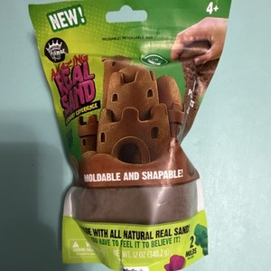 Compound Kings Kinetic Real Sand Moldable Shapable 12 oz Ages 4+ 2 Molds