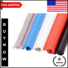 5m Car Door Edge Guard U Type Rubber Trim Scratch Protector Moulding Strip