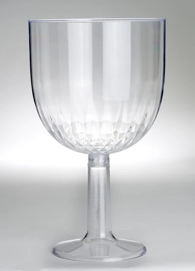 Ciotola COPPA effetto Cristallo in plastica - Alzata per dolci caramelle ecc. - Immagine 2 di 2