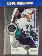 2005-06 SP Game Used Edition Authentic Rookies /999 Zenon Konopka #191 Rookie RC