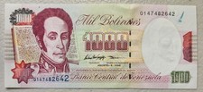 Venezuela 1000 Bolivares 1998 Unc