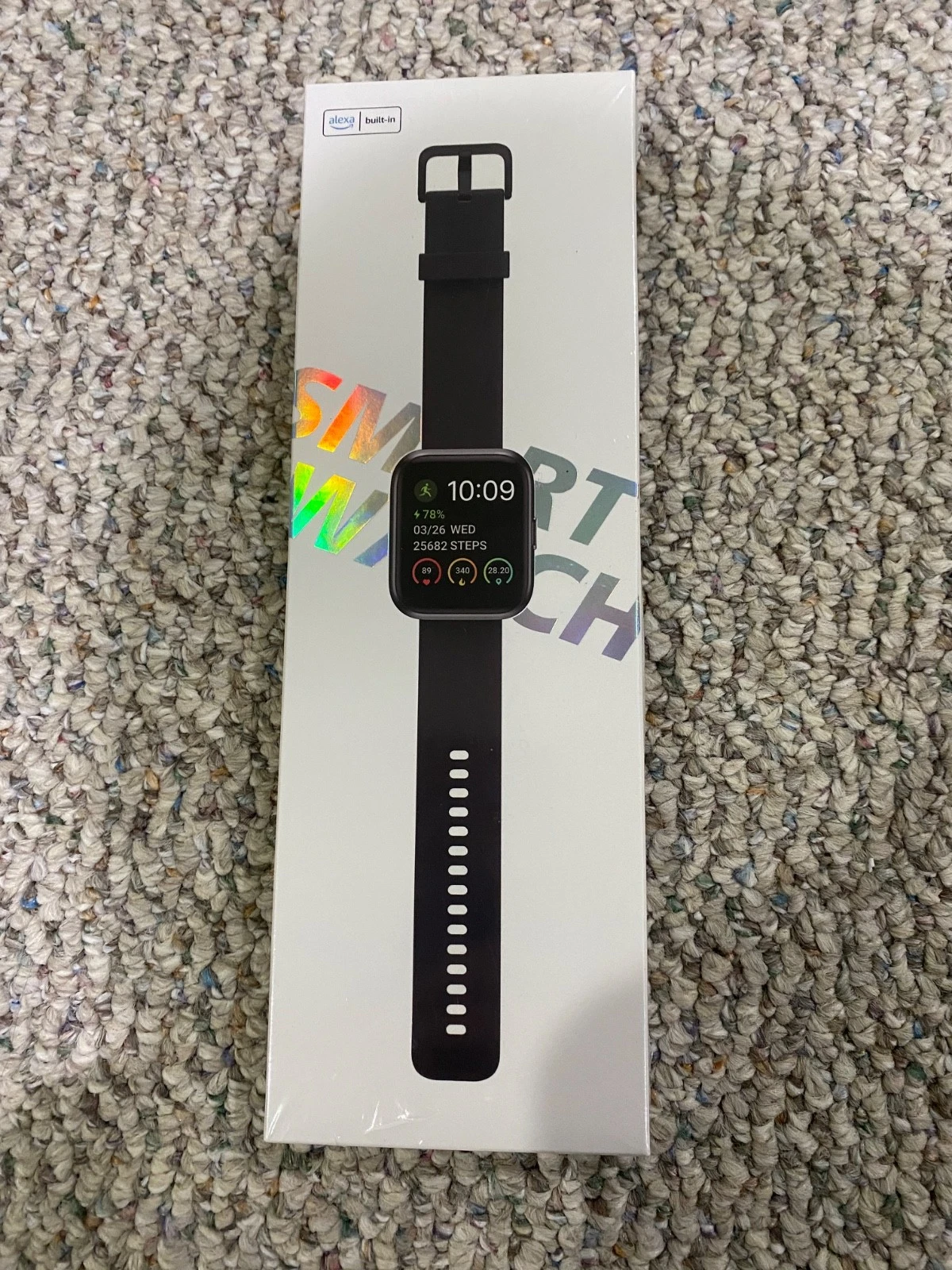Smart Watch with Alexa Built-in Touchscreen Fitness Tracker Bluetooth Heart Rate