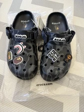 A Bathing Ape x Crocs Classic Clog ABC Camo Black Size 11