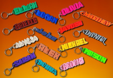 Personalized Keyring - Personalized Keychain - 3D Printed